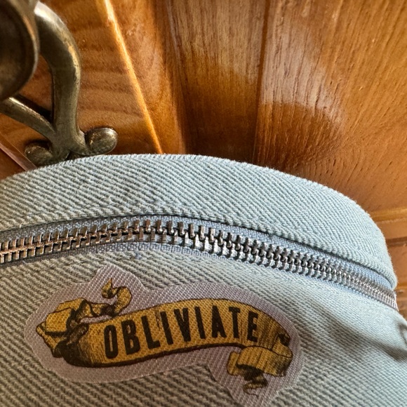 Round Denim Canteen Crossbody, DIY w/Iron-On Transfers from Harry Potter, NWOT. - Picture 4 of 11